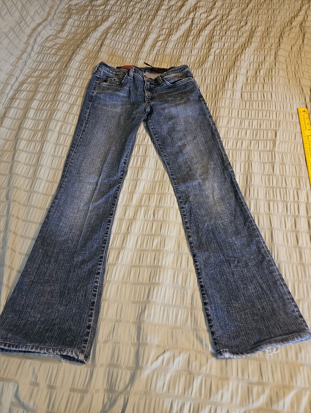 Ag Adriano Goldschmied Women's Faded Blue Bootcut Jeans